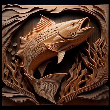 3D модель Риба (STL)